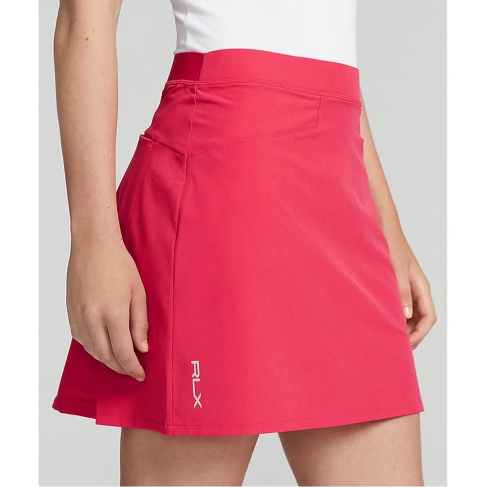 Long 17"❗️NWT RLX Ralph Lauren Pleated Aim Skort Maui Red, size M